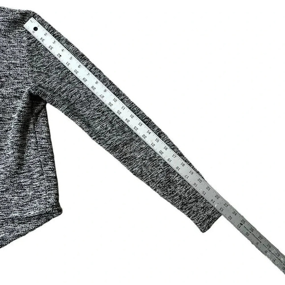 Ann Taylor Women's Black and Grey Boucle Moto Jacket Open Front Drape Size XS - Picture 6 of 7